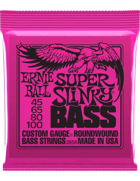 ERNIE BALL 2834 SUPER SLINKY BASS 45-100