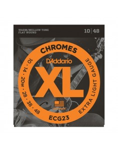 D'ADDARIO ECG23 XL CHROMES EXTRA LIGHT 10/48