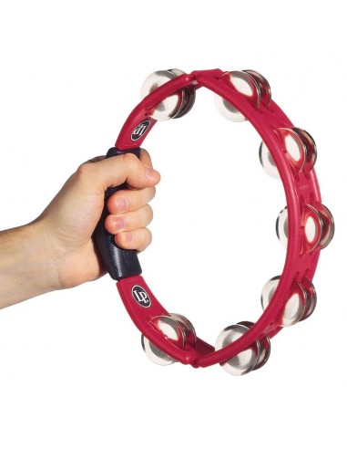 LATIN PERCUSSION LP151 TAMBOURIN CYCLOP A MAIN ROUGE