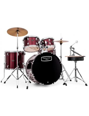MAPEX TND5044TCDR - NEW TORNADO V2 FUSION 20" - BORDEAUX