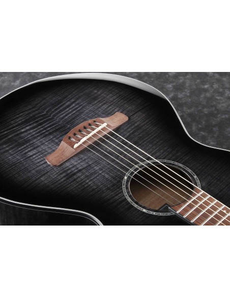 IBANEZ AEWC400-TKS TRANSPARENT BLACK SUNBURST HIGH GLOSS