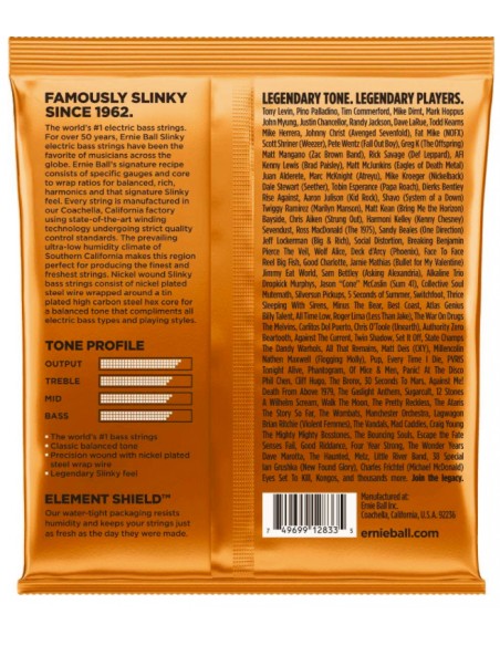 ERNIE BALL 2833 HYBRID SLINKY BASS 45-105 CUSTOM