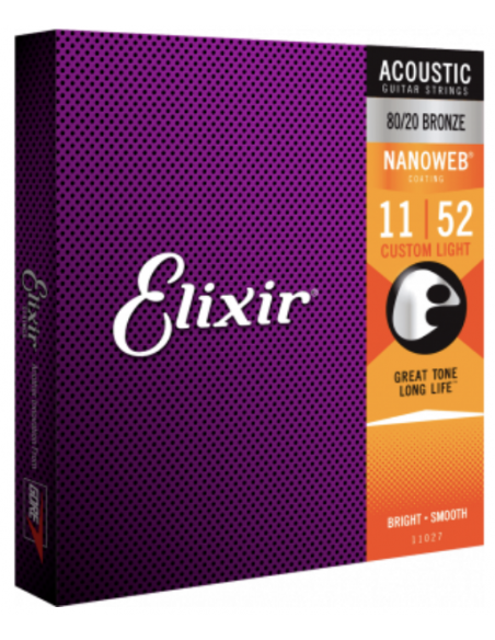 ELIXIR 11027 NANOWEB CUSTOM LIGHT 11-52