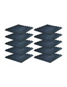 POWER STUDIO FOAM 200 - MOUSSE ACOUSTIQUE NOIRE PACK DE 10