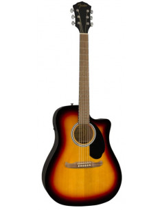 FENDER FA-125CE DREADNOUGHT WLNT SUNBURST
