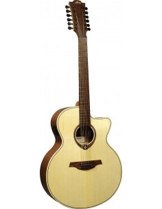 LAG T177J12CE TRAMONTANE JUMBO 12 CORDES CUTAWAY ELECTRO