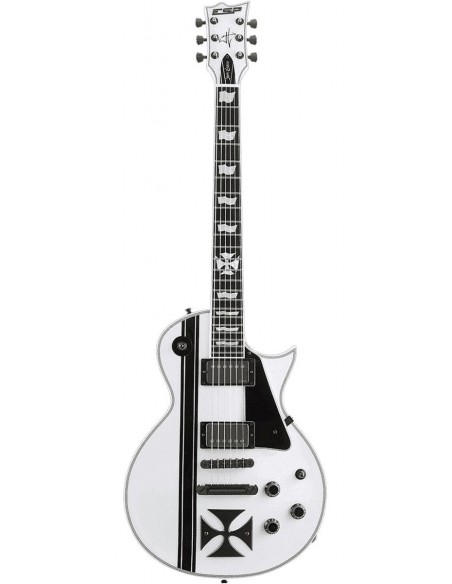LTD IRON CROSS SIGNATURE JAMES HETFIELD SNOW WHITE