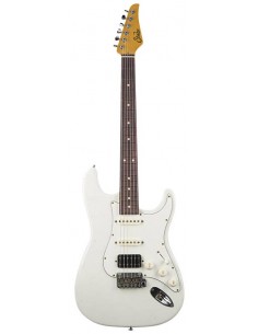 SUHR CLASSIC S OLYMPIC WHITE HSS INDIAN ROSEWOOD FINGERBOARD