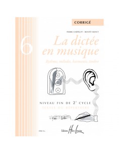 Chepelov - Corrigé de La Dictée en Musique V.6
