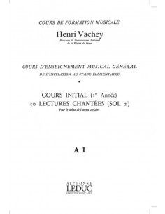 Vachey - 50 Lectures Chantées - A1 sans Accompagnement