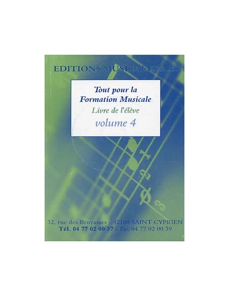 Tout Pour la Formation Musicale V.4