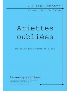 Joubert - Ariettes Oubliées - Chœur à 3 voix / Piano