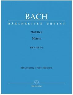 Bach - Motets BWV 225-230 - chœur et piano