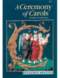 Britten - Ceremony of Carols - 3 voix (SSA) et piano