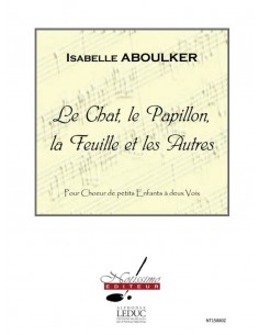 Aboulker - Le Chat, Le Papillon, La Feuille...chant / piano