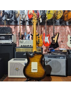 IBANEZ - TALMAN TV750 QUILTED BROWN SUNBURST ROSEWOOD HSH MADE IN JAPAN MIJ FUJIGEN W/ OHSC 2