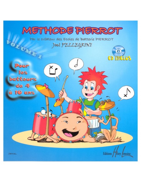 Pellegrino - Méthode Pierrot Vol.1 avec CD
