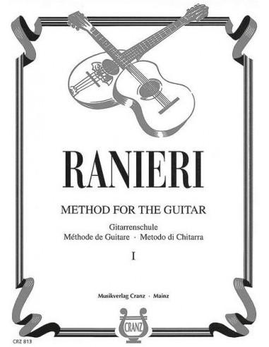 Méthode de guitare de Silvio Ranieri éditions Cranz - Steelmusic