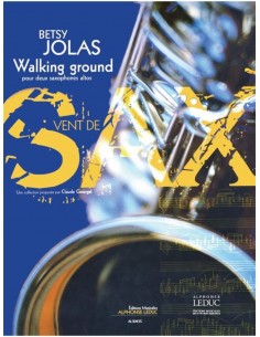 Jolas - Walking Ground pour 2 saxophones altos