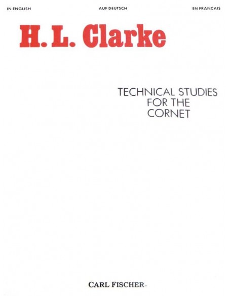 Clarke - Technical Studies for the Cornet Clarke - Technical Studies for the Cornet