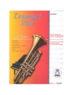Trumpet Star Volume 1 avec CD éditions Robert Martin de Pierre Dutot.