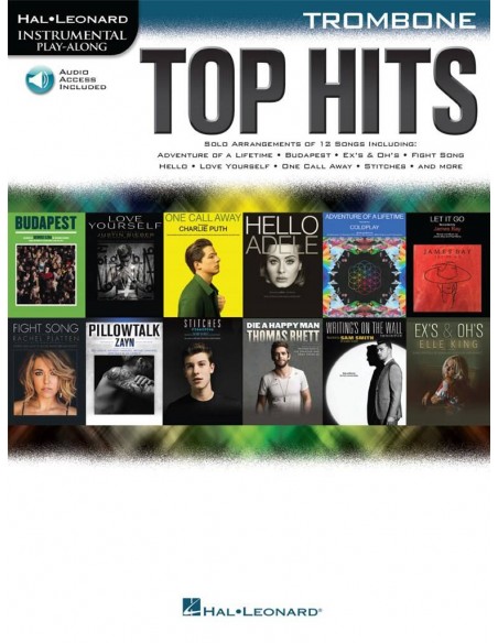 Top Hits pour Trombone + audio