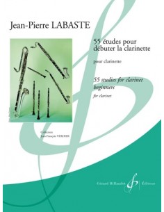 Labaste - 55 études pour débuter la clarinette