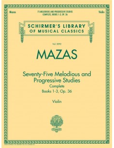 Mazas - 75 Études Mélodiques et Progressives Op.36