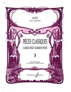 Pièces Classiques Alto Volume 3