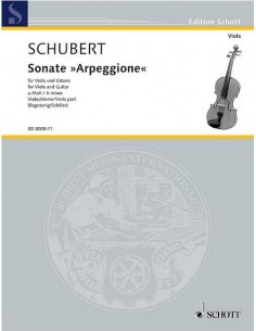 Schubert - Sonate Arpeggione version Alto / Guitare