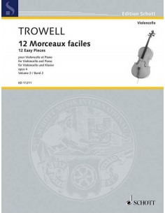 Trowell - 12 Morceaux faciles Vol.2 violoncelle et piano