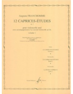 Franchomme - 12 Caprices-Études Op.7 Vol.1 violoncelle