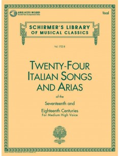24 Italian Songs & Arias for Medium High Voice