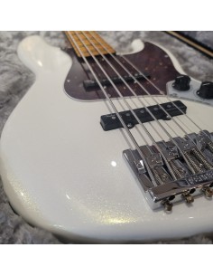 FENDER - JAZZ BASS ULTRA 5 CORDES ARTIC PEARL COMME NEUVE 2