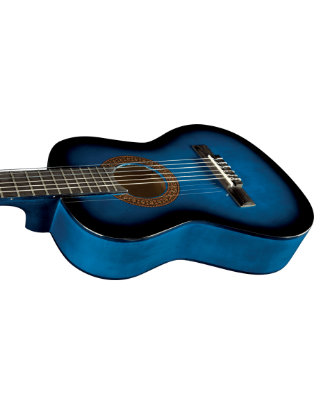 EKO CS5-BLU Guitare Classique 3/4 Blue Burst EKO CS5-BLU Guitare Classique 3/4 Blue Burst