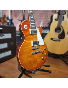 GIBSON - LES PAUL REISSUE 58 CUSTOM SHOP AMBERBURST DE 2010